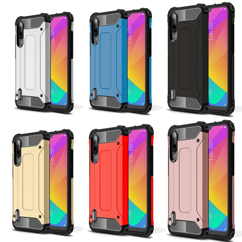 Originele Armor telefoonhoesjes Xiaomi mi play miA3 case zachte siliconen BUMPER Anti-Shock Case cover Xiaomi mi A3 hoesjes Xiaomi mi play telefoon hoesjes Xiaomi Mi A3 Case