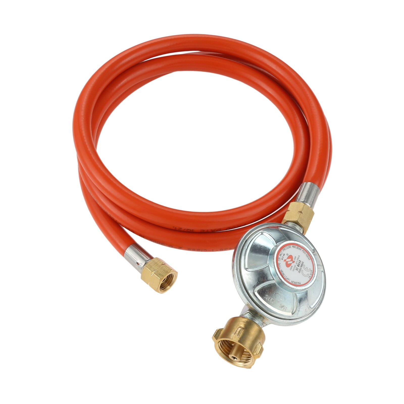 BBQ USA Grill Umrüstset/Adapterset 1 m Schlauch 30 mbar Regler (Anschluss amerikanischer Gasgrill an deutsche Gasflasche)