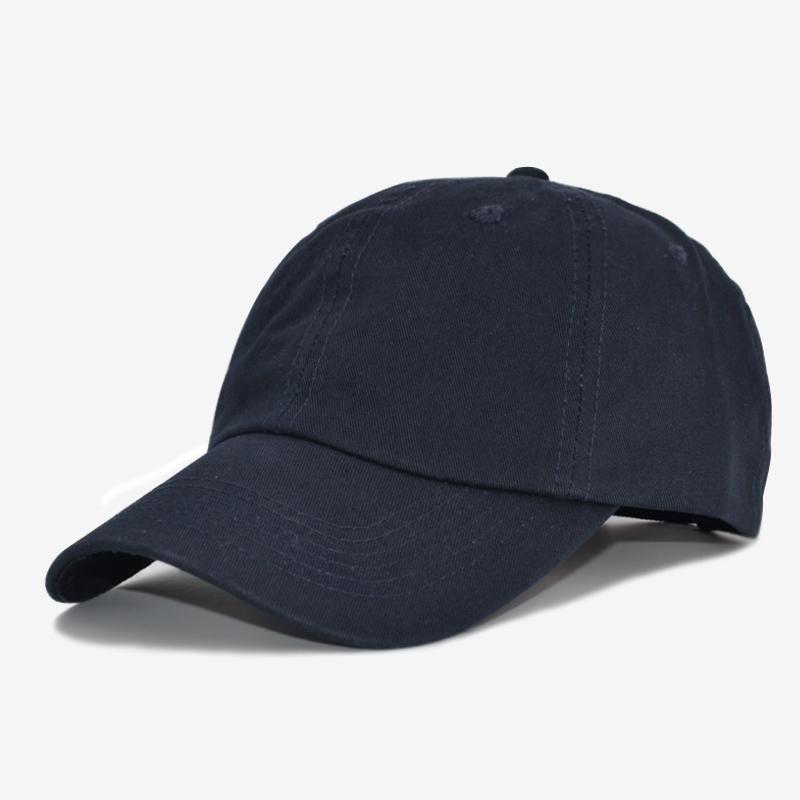 Cokk boné preto de cor sólida unissex, chapéu de baseball ajustável para homens e mulheres, boné macio de algodão esporte feminino: navy blue