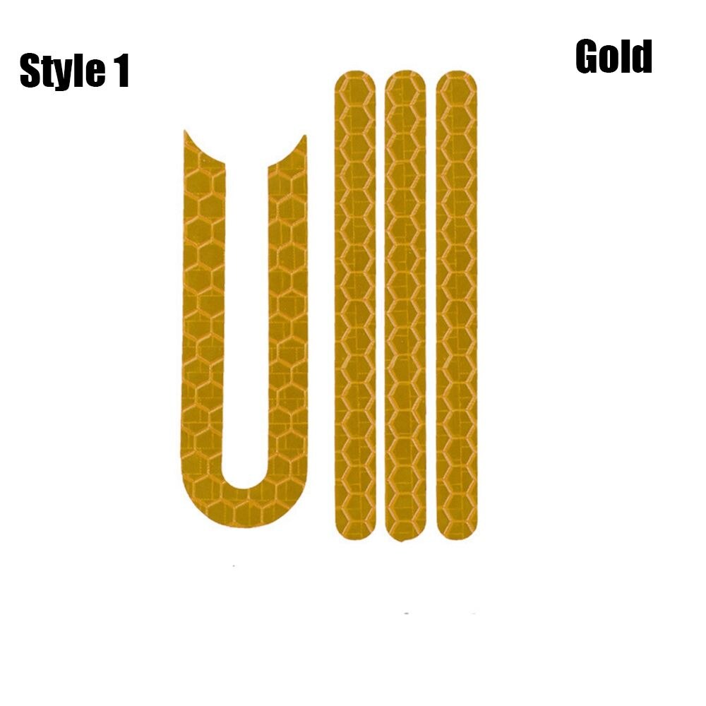 Cycling Accessories M365 M365Pro Reflector Reflective Sticker Scooters Decals Parts Electric Scooter Stickers: Gold-1