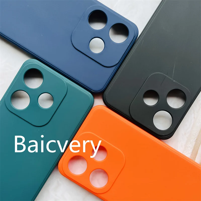 Custodia per telefono per smartphone infinix 30i/ 30 play/hot 30 , cover posteriore semplice e colorata in tpu