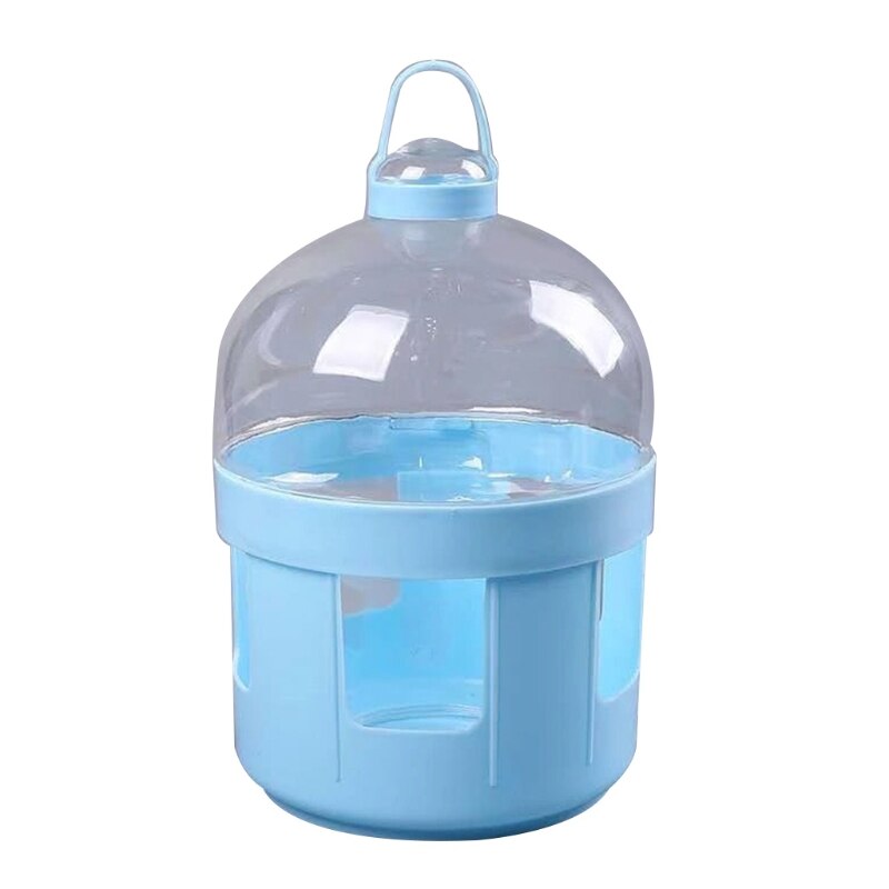 Bebedero automático para pájaros, alimentador de agua para palomas, contenedor de plástico duradero, bebedero desmontable para mascotas, suministros de botellas de agua para aves