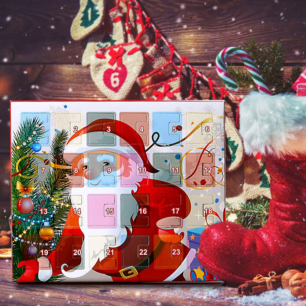 Schneemann Weihnachten Advent Kalender Frauen Mädchen Schmuck DIY Countdown-Kalender 24 Tage Reize Mit Armbinde einstellen freundlicher Überlegene