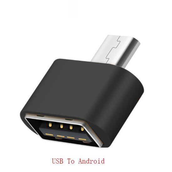Data Portable OTG Converter Micro USB Male To USB2.0 Female Adapter Android Phone Otg Adapter Usb To Micro-usb For Xiaomi Huawei: White 1PC