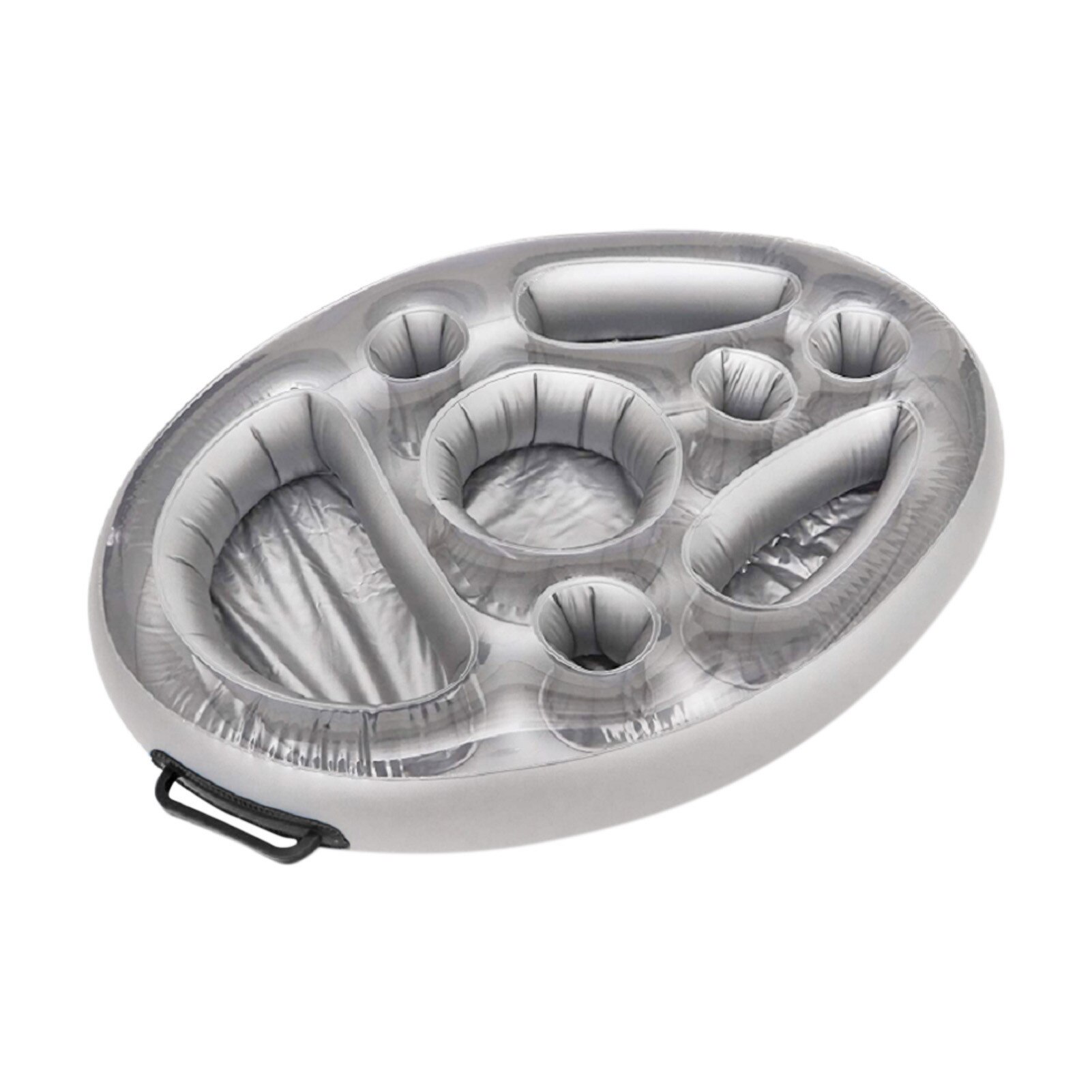 Sommerparty-eimer, aufblasbarer getränkehalter, becher, schwimmendes tablett, tragbarer getränkehalter, trinkkühler, tisch-bartablett, strand