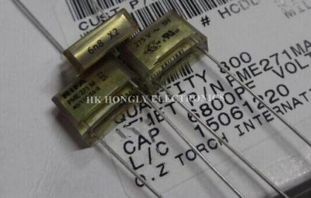 Lot De 100 Condensateurs Panasonic ECQ-B1H682KM3 - 0.0068µF (6.8nF) 50V ±10%, Film Polyester