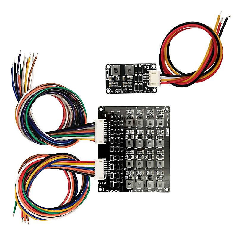 1.2A équilibreur actif Lifepo4 carte d'équilibre inductive 3S 4S 6S 7S 8S 9S 10S 12S 16S 17S égaliseur BMS équilibreur Batteries Li-ion