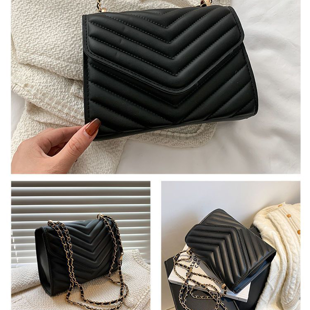 Sac à main asymétrique épaule dénudée pour femmes, petit sac carré rétro, sac à bandoulière de Style minimaliste, sac à chaîne adapté au voyage-zmt