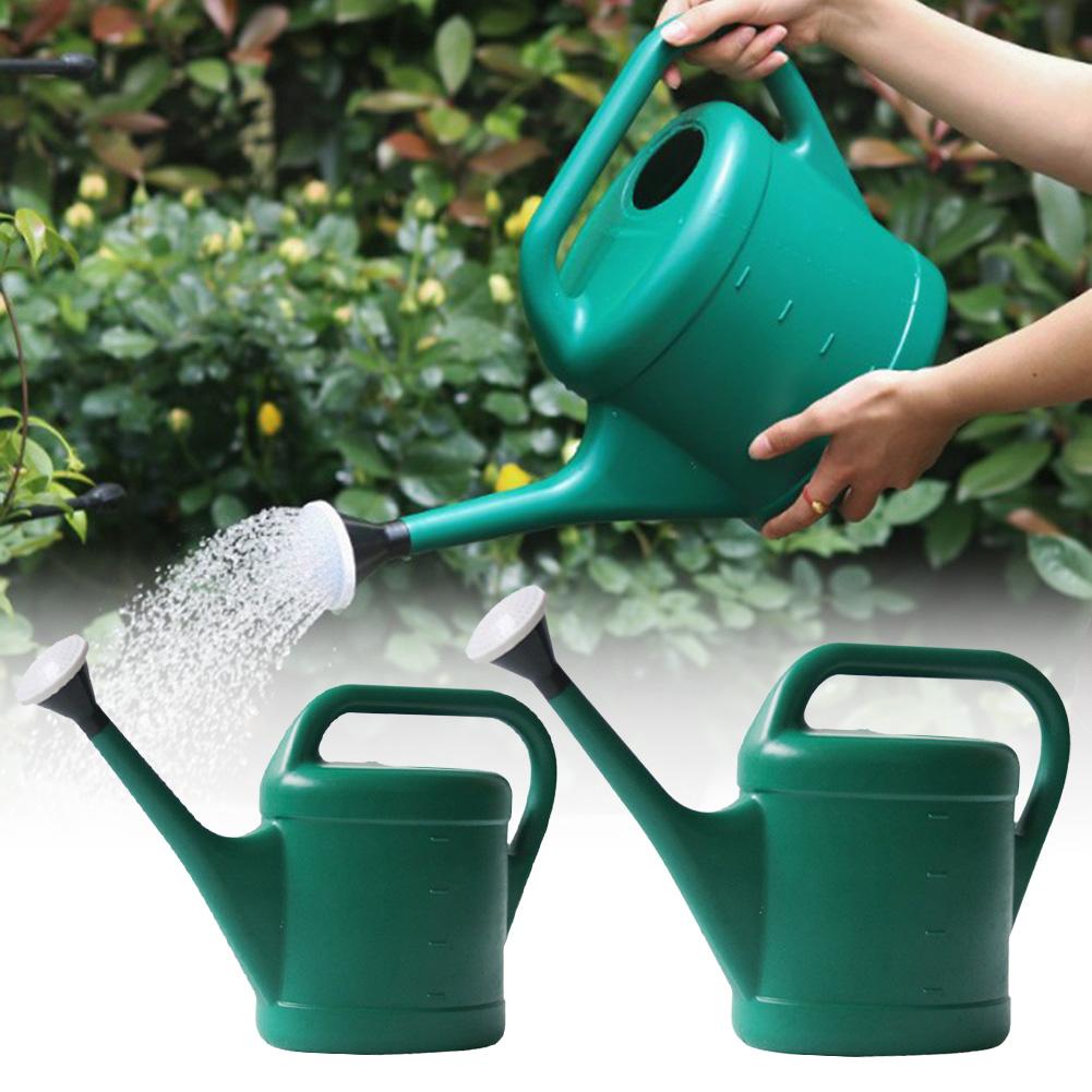 Gardening Watering Can Plastic 3L/5L Capacity with Long Nozzle Watering Can for Balcony Vegetable Planting Flower Sprinkling