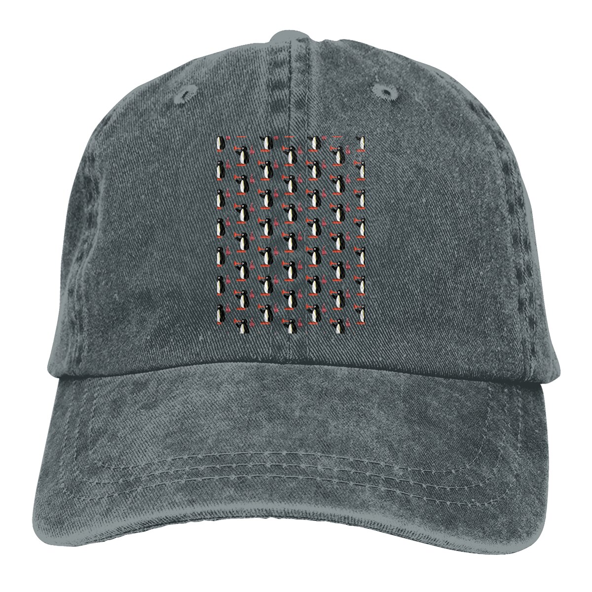 Verstelbare Effen Kleur Baseball Cap Motherf Grappige Mad Leuke Pinguin Gewassen Katoen Noot Noot Grappige Pinguïn Humor Sport Vrouw Hoed