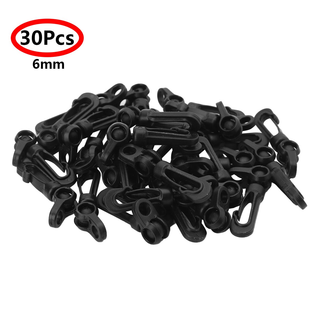 30Pcs Plastic Snap Hook Trigger Clips Buckles for Leather Strap/ Belt Keychain Webbing Pet Leash Hook Backpack Straps Bag Parts