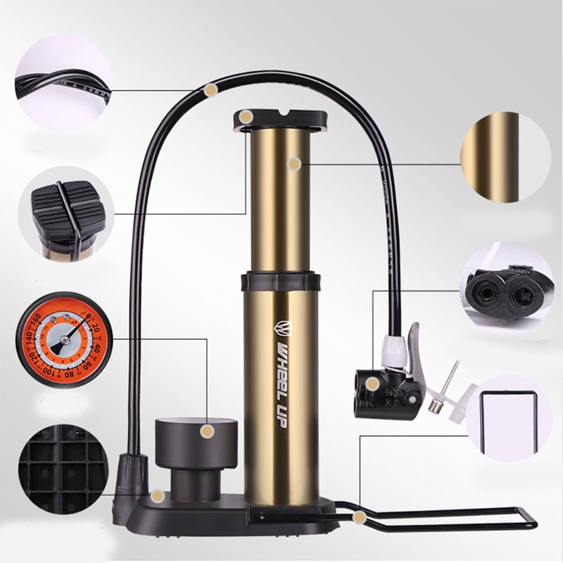 Pump 300psi High-pressure Bike Air Shock Pump For Fork & Rear Suspension Cycling Bicycle Pump Mountain Bike Pump With Gauge
