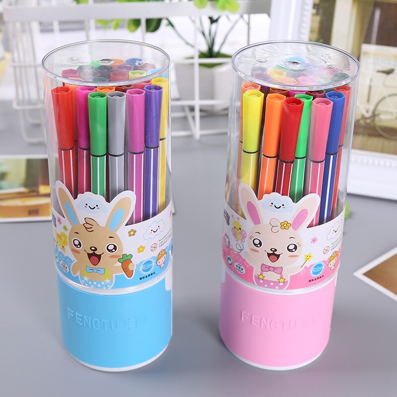 Korean stationery primary school children learning supplies brush watercolor pencils stationery oil pastel