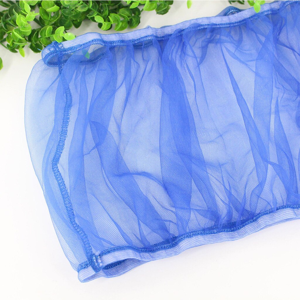 Airy Mesh Parrot Bird Cage Net Nylon Mesh Bird Cage Cover Shell Skirt Net Easy Cleaning Seed Catcher Guard Bird Cage Accessories