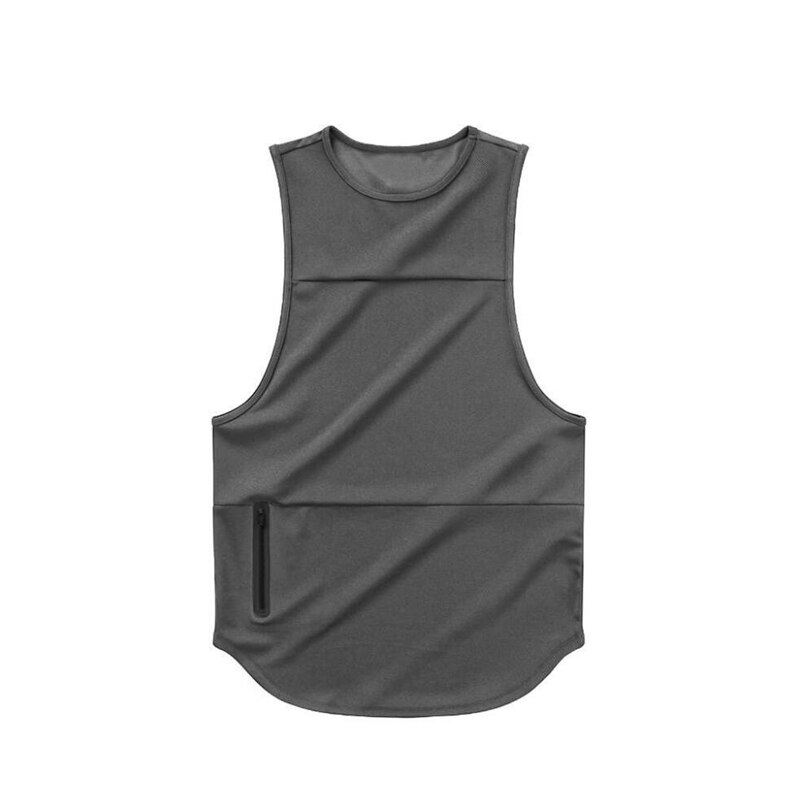 Camiseta sin mangas de camuflaje para correr para hombre, camisetas de Fitness, camiseta culturismo, chaleco de gimnasio para Fitness: WXY103Grey / XXL