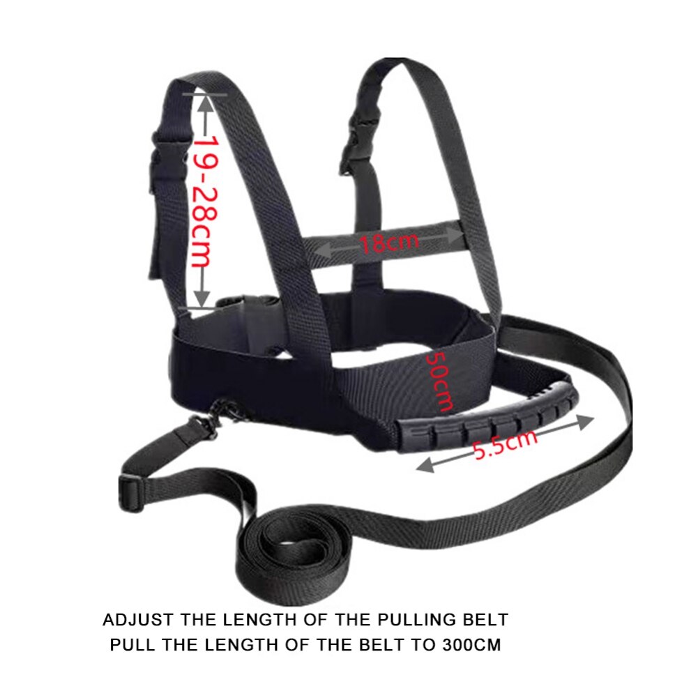 1 Pc Fitnessapparatuur Schouderriem Pull Slee Pull Speed Training Sport Accessoires