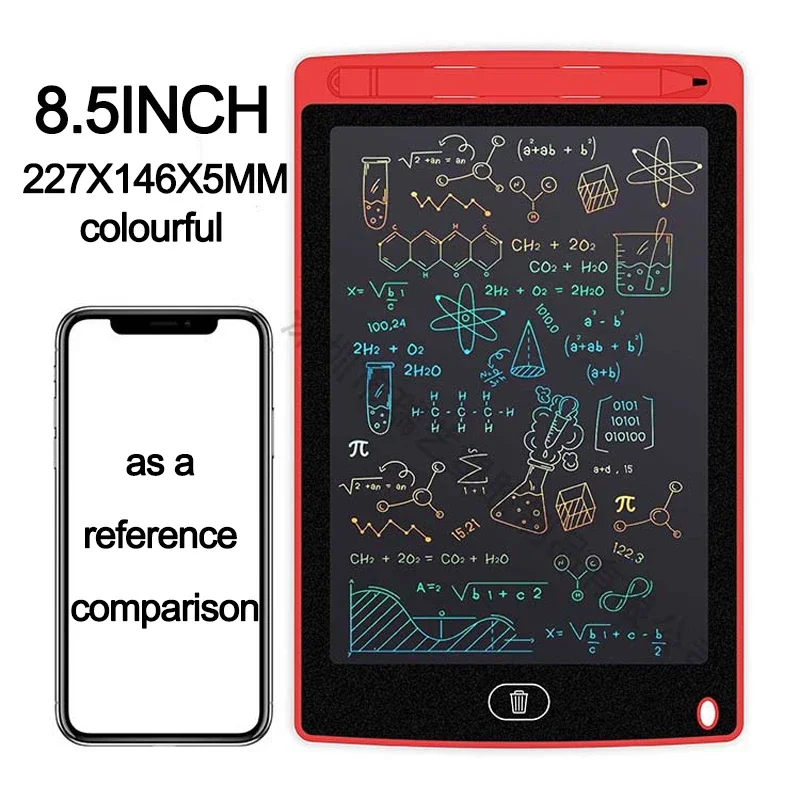 Tableta de escritura LCD de 4,4/8,5/pulgadas, tablero de dibujo para niños, Bloc de dibujo de grafiti, juguetes, pizarra de escritura a mano, tablero de dibujo mágico, juguete para: Oro
