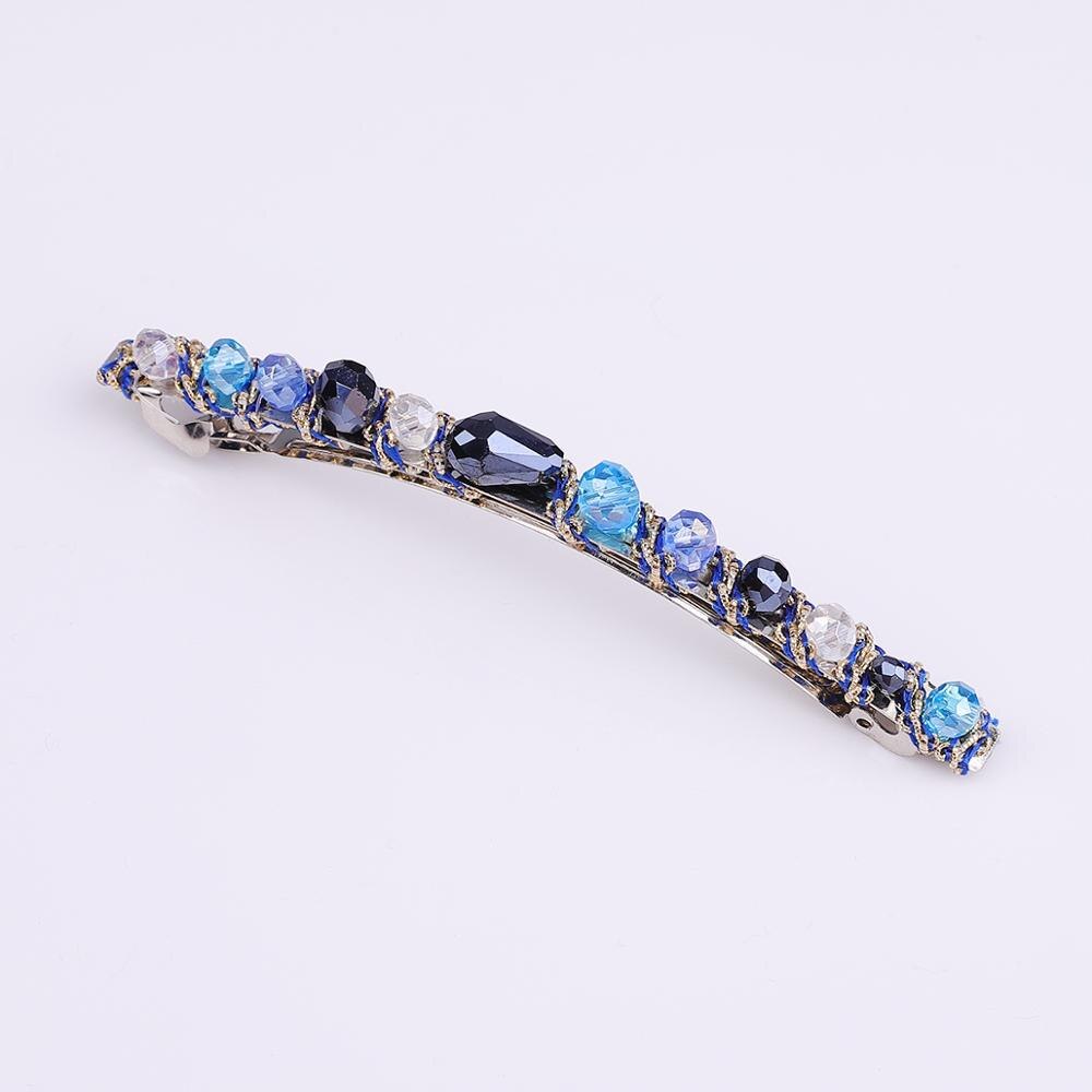 Aurstria-bandeau cheveux cristal arc-en-ciel | Accessoire pour mère de mariée, 14 couleurs, avec larges bords, strass,: 011