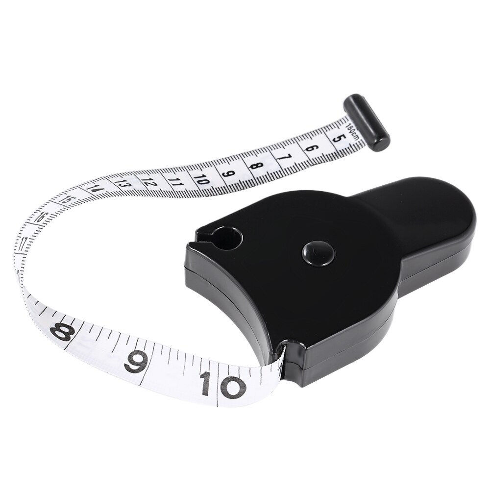 Body Fat Caliper 70mm Skinfold Body Fat Caliper Set Body Fat Tester Body Skinfold Measurement Tool with Measure Tape Black
