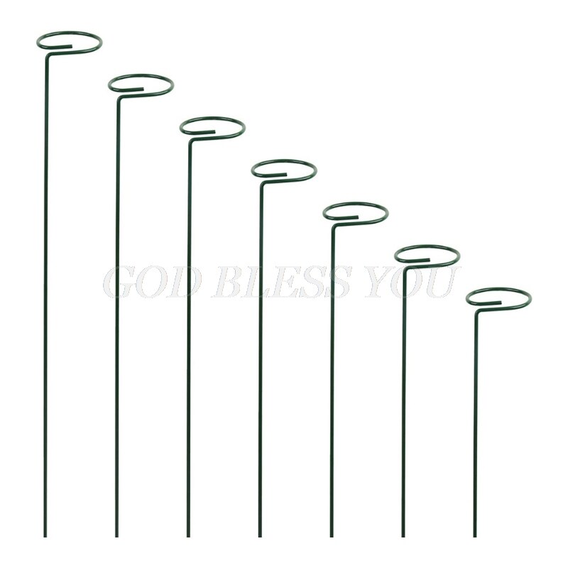 Garden Support Stake Ring Metal Garden Plant Supports Single Stem Shrub Holder for Plants Rose Flowers Vegetables Vine