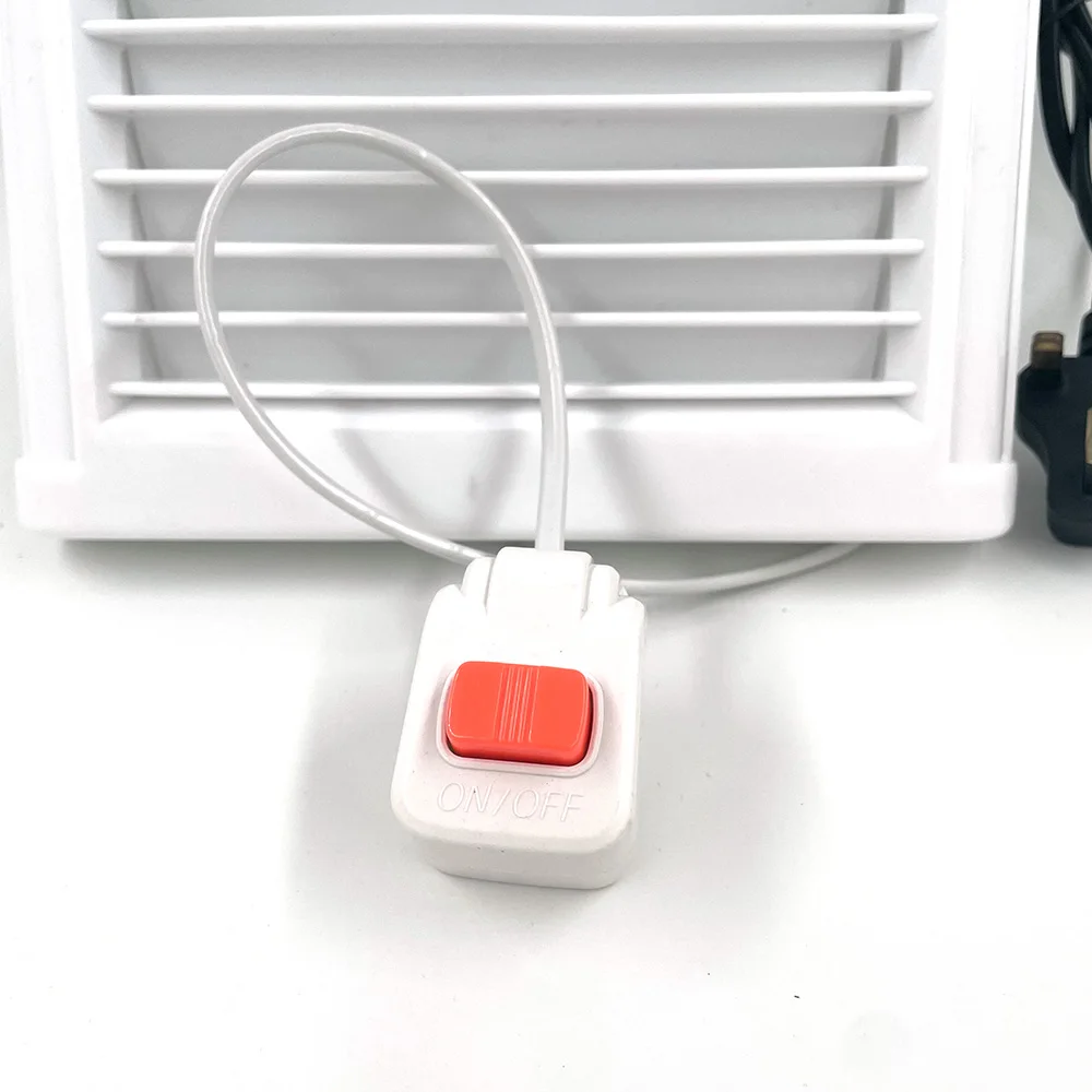 Extractor de aire silencioso para baño, 220V, 4 pulgadas, 6 pulgadas, cocina, inodoro, pared, ventana, ventiladores de ventilación con Cable de alimentación