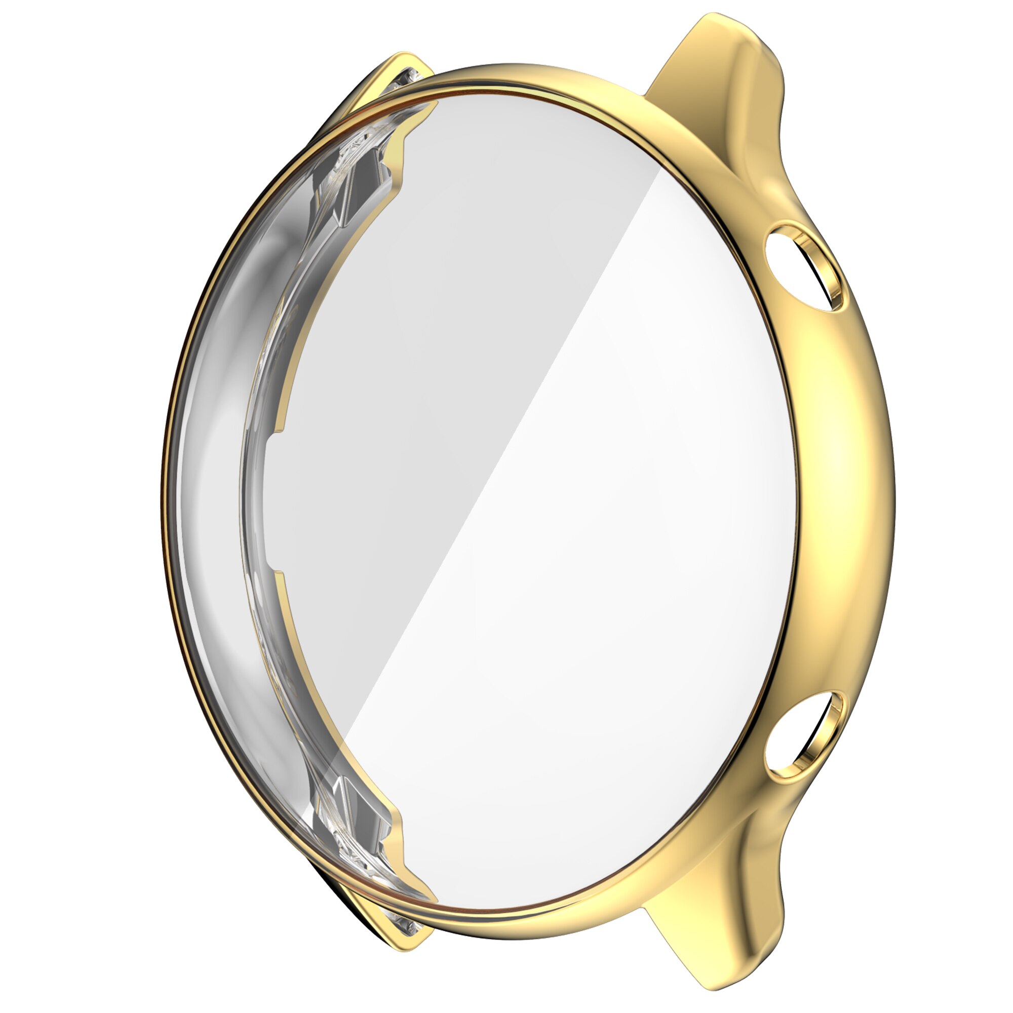 Funda protectora para Amazfit GTR 2, carcasa protectora de pantalla completa, marco de TPU suave para Xiaomi Huami Amazfit GTR2, parachoques para reloj: Gold