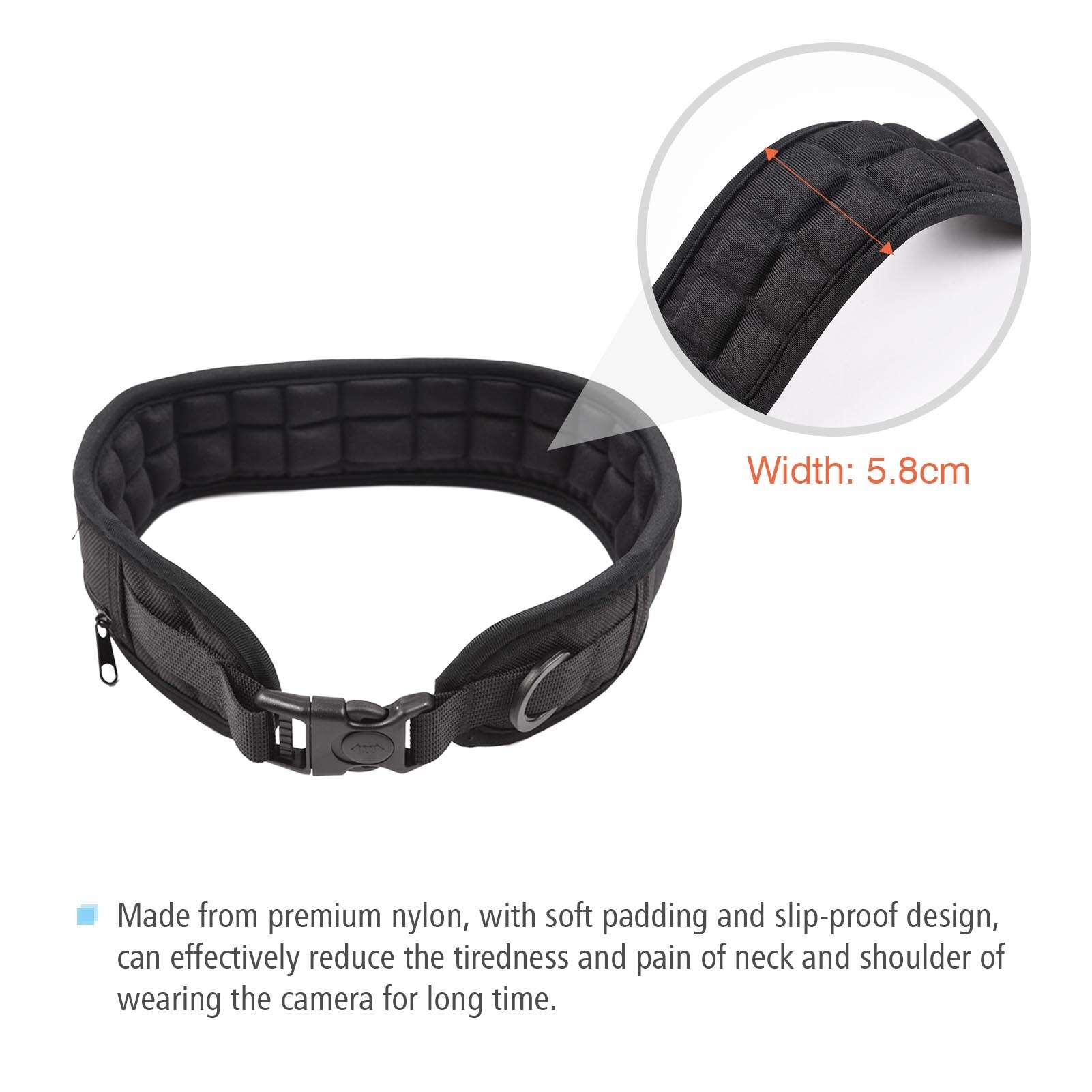 Pasek od aparatu aparat na ramię pasek na szyję rozjaśnić ciężar wodoodporny pasek na lustrzanki cyfrowe