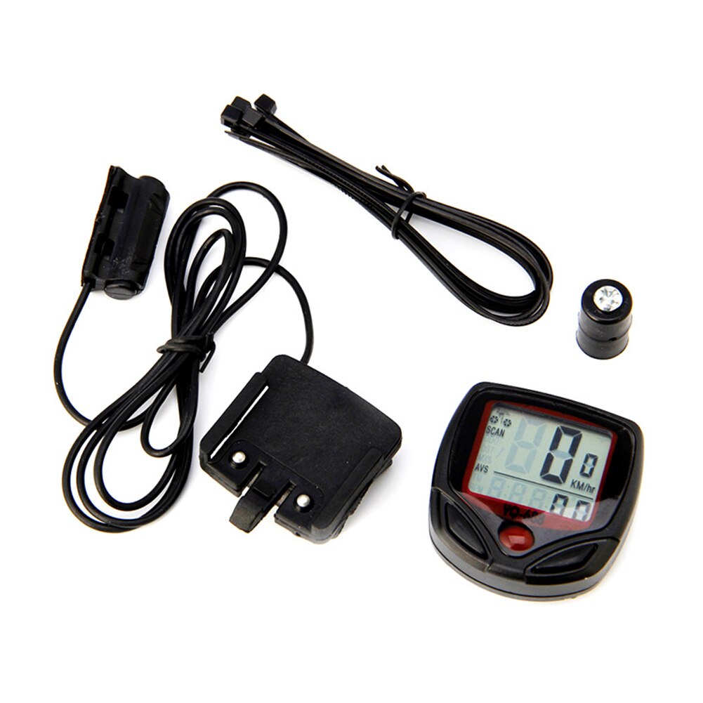 YQ688 Wireless Waterproof Bicycle Odometer LCD Display Bike Cycling Speedometer Bicycle Accessories Replacement Parts: Default Title