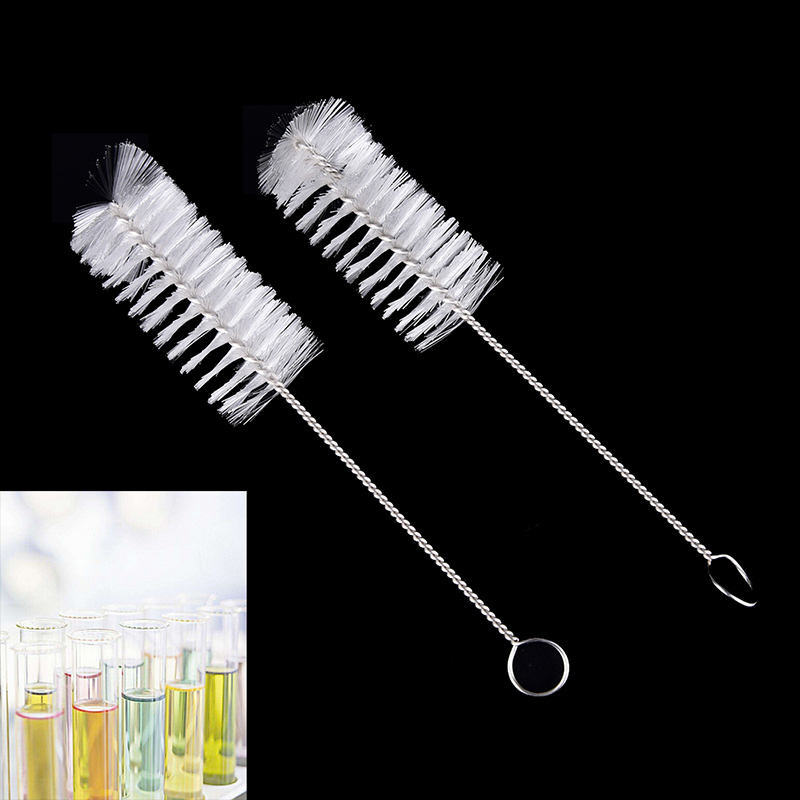 Bouteille de laboratoire de chimie, Tube à essai de paille, bouteilles de verre, brosses de nettoyage, fournitures de laboratoire, 2 pièces