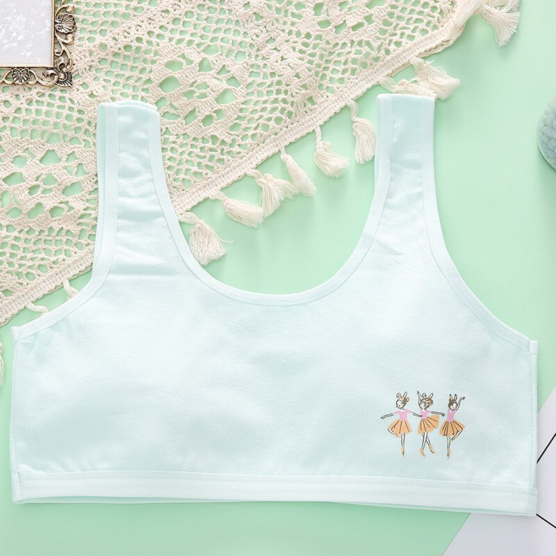 Development Period Vest Girl Wrap Chest Tube Top Underwear Period Student Underwear Bra Girls 7-16 Years Old Top Vest: 3 / 26-42KG
