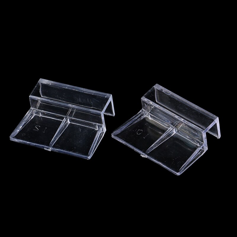 4pcs/lot Acrylic Fish Tank Lid Cover Support Holder Bracket Clip Aquarium Top Cover Bracket Aquarium Cap Support Rack