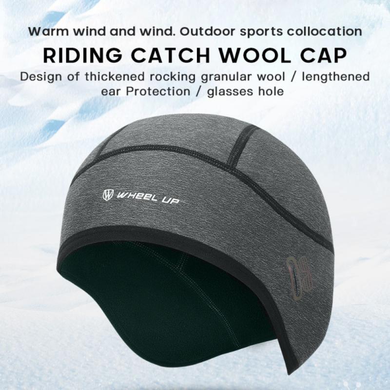 Winter Mountaineering Headgear Windproof Warm Breathable Hood For Skiing Riding Headgear Polar Fleece Hood With Glasses Hole