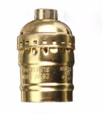 Retro Vintage E26/E27 Schroef Lamp Aluminium Shell Base Lamp Houder Hanger Verlichting Socket Plafondlamp Adapter Kabel: 3