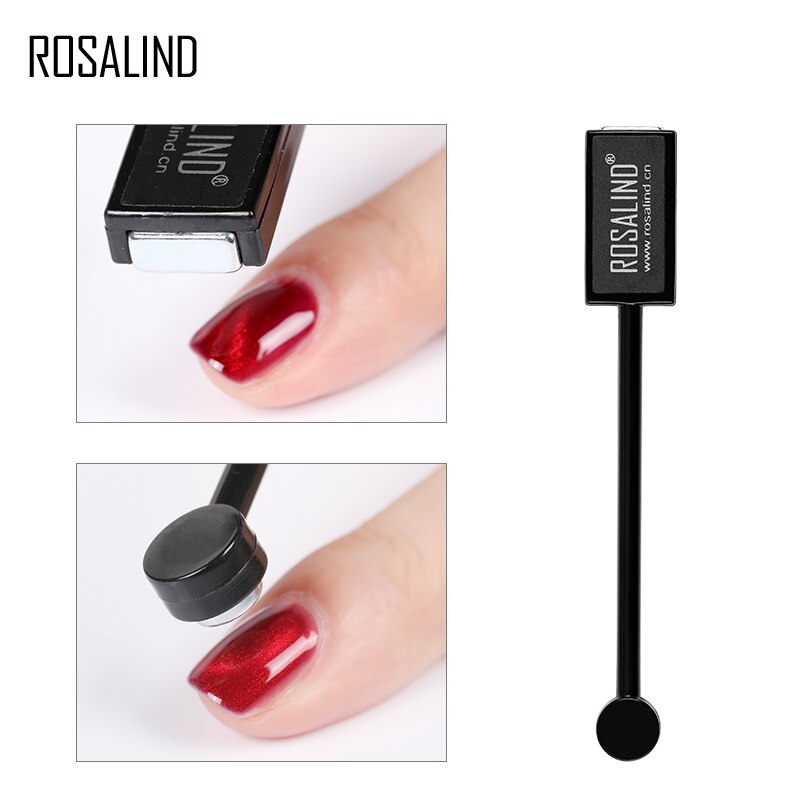 ROSALIND Katze Auge Magnet Gel Polnischen DIY 3D Magische Wirkung Manikübetreffend Werkzeug Nagel Stock Gebogene Linie Streifen Entwickelt Für Nagel kunst Schönheit