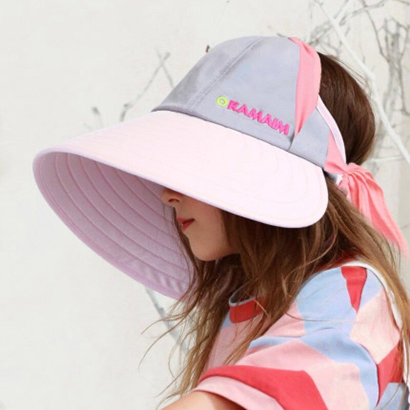 super big brim protect kids children hat cap