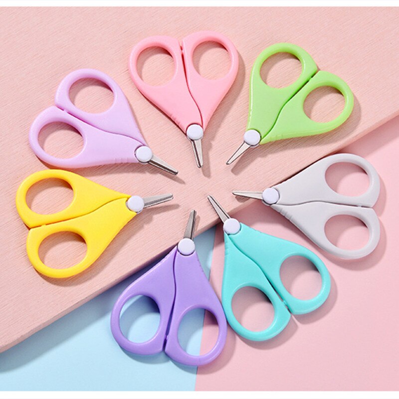 Newborn Safety Nail Clippers Scissors Cutter Convenient Daily Toddler Nail Shell Shear Manicure Tool Baby Nail Scissors Tool