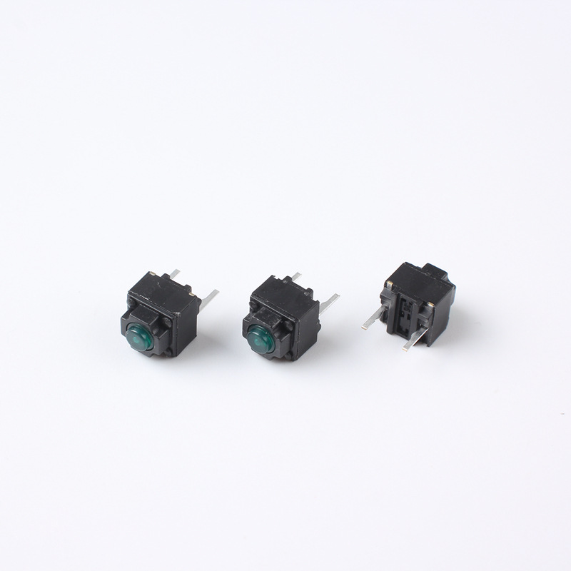HUANO – micro-interrupteur de souris silencieux, 6x6x7.3mm, 10 pièces/lot, rouge, noir, jaune, bleu, vert, 3 millions de roses, 10 millions de heures: green
