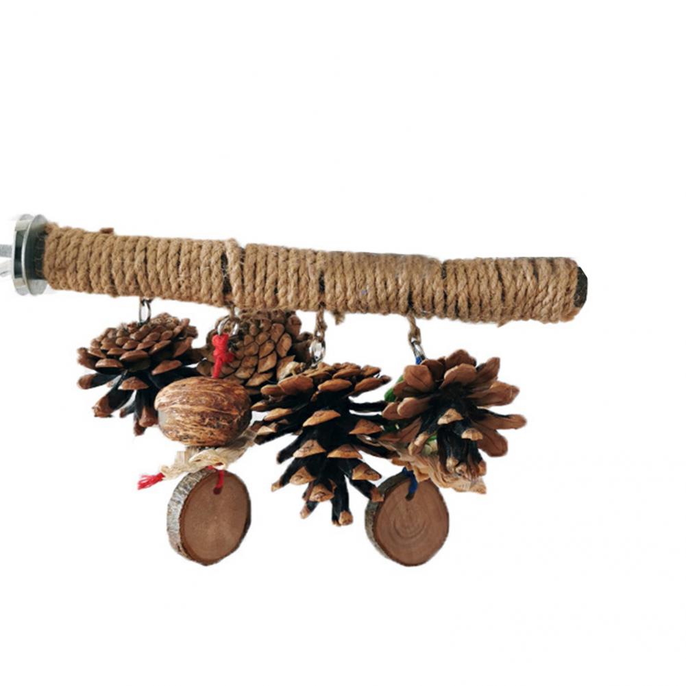 Vogelkooi Speelgoed Milieuvriendelijke Rest Stand Slijtvaste Huisdier Vogel Papegaai Beet Speelgoed Kooi Accessoires Papegaai Schommel Speelgoed Papegaai stand