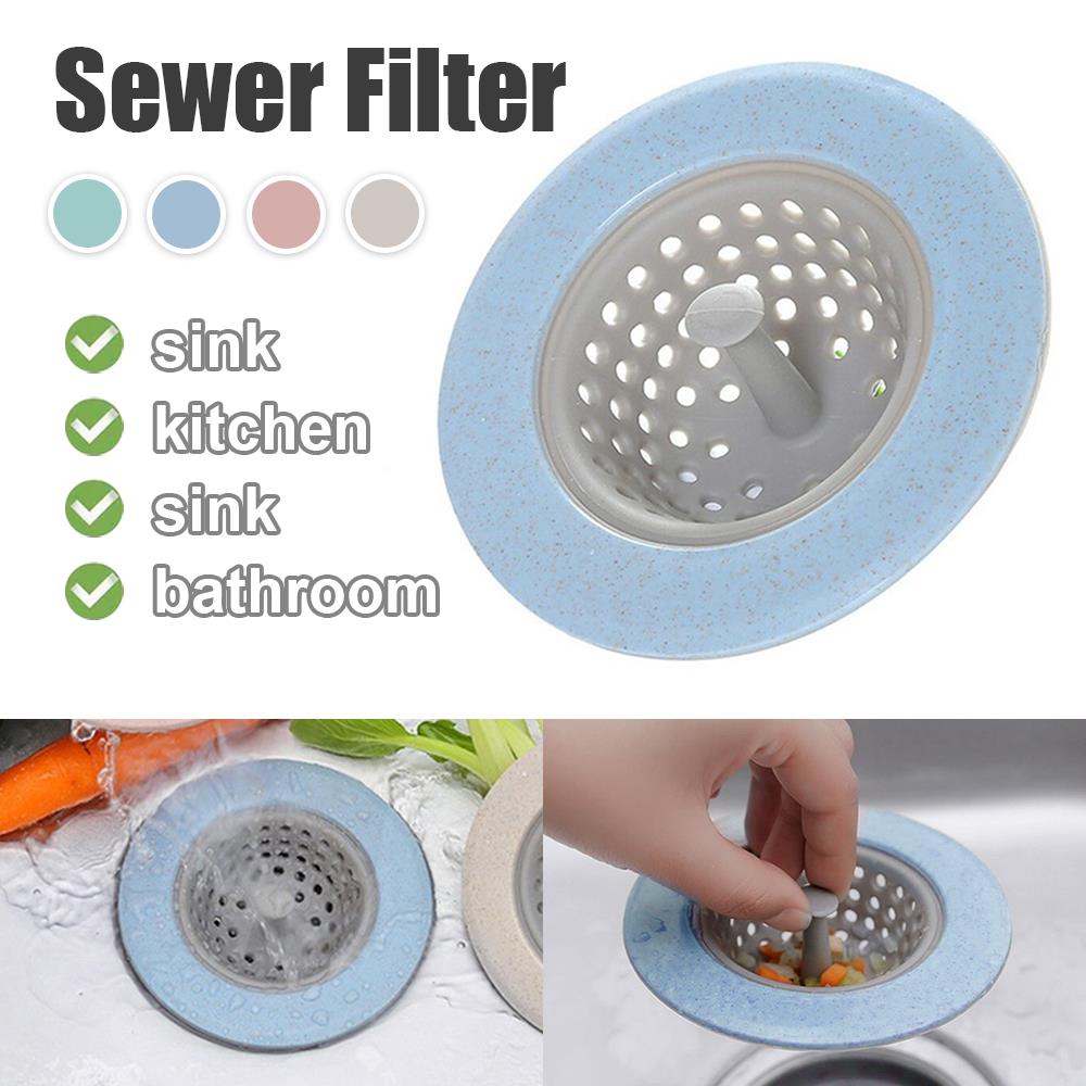 Mesh vask sil filter af rustfrit stål dræn bassin filter holdbart kloak 2 stk husholdningsartikler