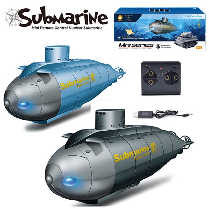 777-586 Mini RC Submarine Model Happycow 6 Channels Boat Under Water Remote Control Submarine Pigboat Simulation Toys Foy Boys