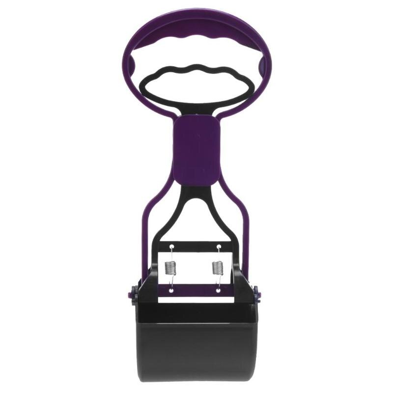 Pet Dog Poop Scooper Dispenser Travel Pooper Scooper Poop Scoop Clean Animal Waste Picker Cleaning Tools Pet Products: Purple