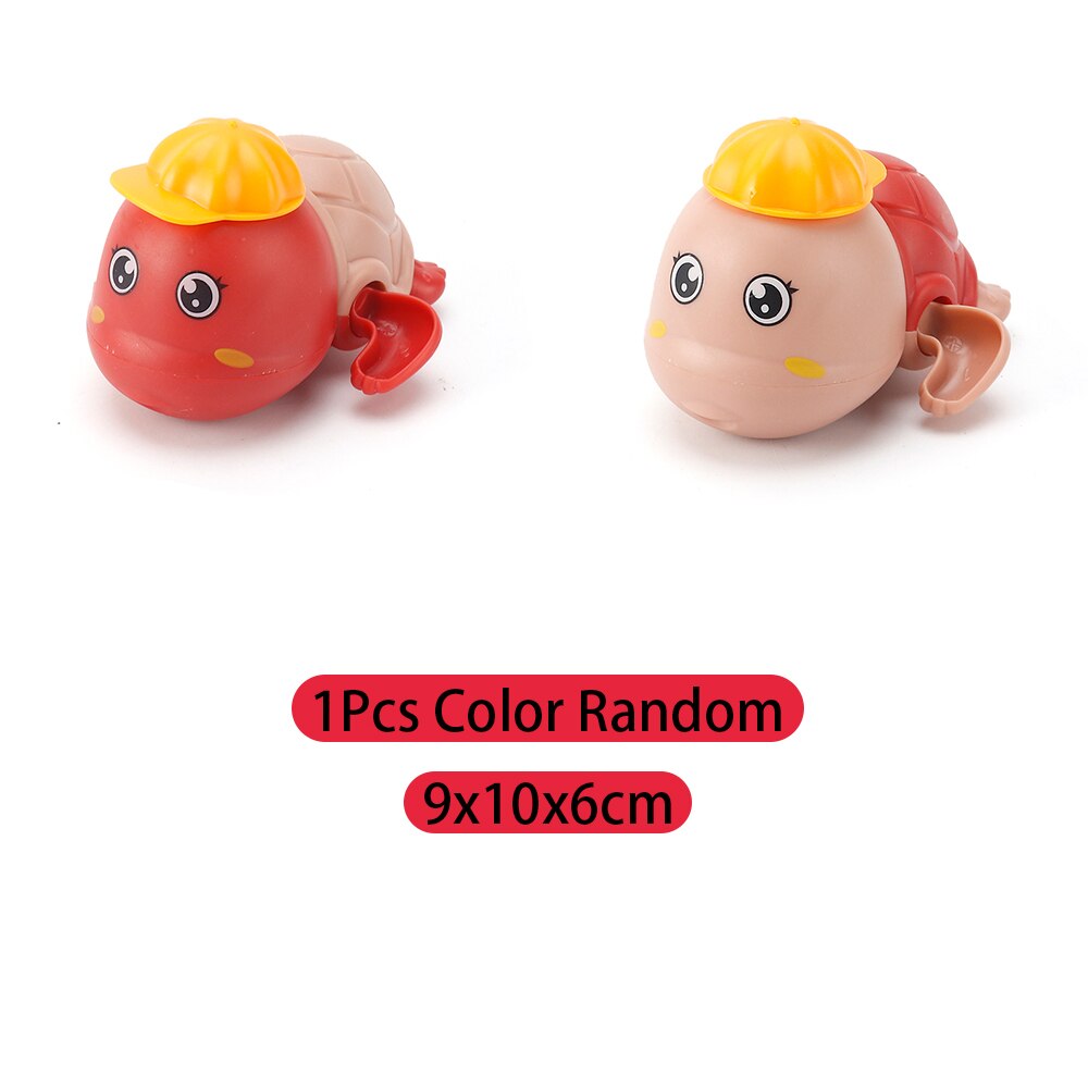 Single Cute Cartoon Animal Little duck Classic Baby Water Toy Infant Swim Wound-up Chain Clockwork Kids Beach Bath Toys: WG-551