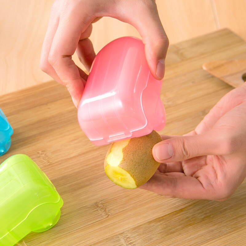 Portable Multi Purpose Vegetable Peeler Double Sided Slicer Shredder Potato Fruit Kitchen Tool FPing: Pink