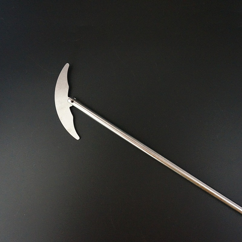 1pcs lab stainless steel paddle, crooked blade for round-bottom flask stright propeller for stirrer mixer blender machine