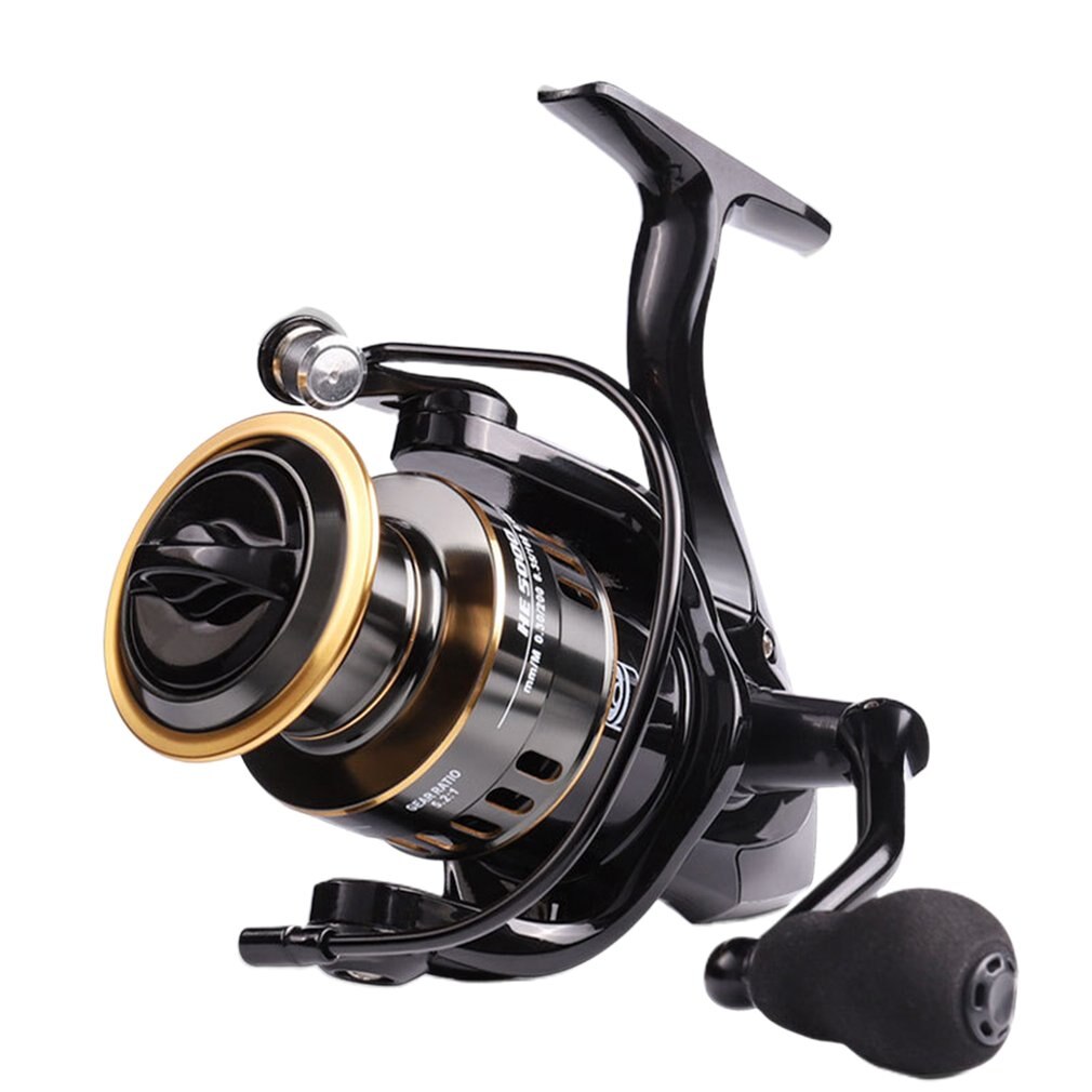 HE-1000-carrete de pesca de 12 ejes, de Metal, giratorio, Ultra suave, de aluminio, CNC, para pesca en agua dulce y salada