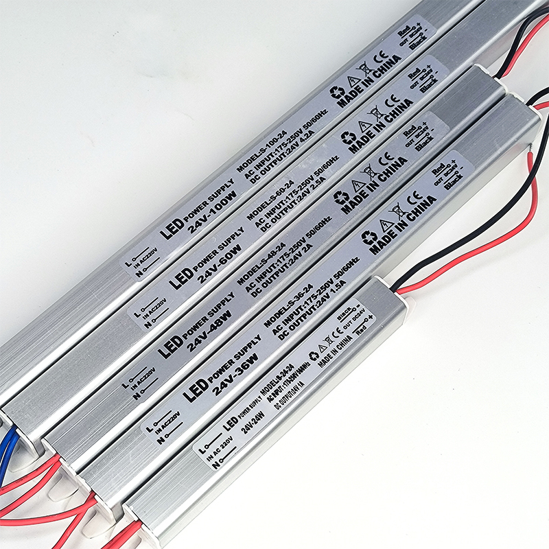 12v 24v led-drivdon strömförsörjning 220v switchande led-drivdon belysningstransformator 24w 36w 48w 60w 100w för led-lampa