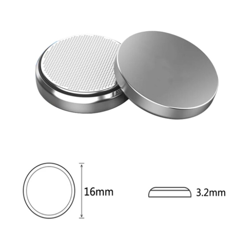 50 stk/parti originalt 100% cr1632 knapcelle batteri til ur bil fjernbetjening nøgle  cr 1632 ecr 1632 gpcr 1632 3v lithium batteri