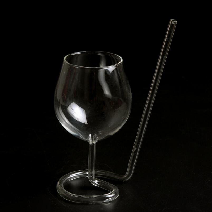 Spiral cocktail glass rotating martini glass vampire glass long tail cocktail glass: 02