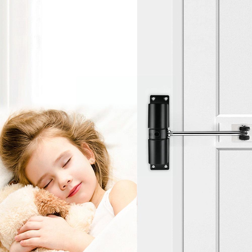 Round Door Closer, Household Automatic Door Closing The Easy Close To Mute Door Buffer Hidden Artifact Return Closer Device