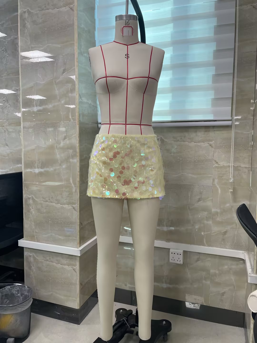 Glitter Sequins Mini Skirts for Women Hollow Out Tie Up Shiny Evening Party Short Skirts Female Summer Festival Rave Beachwear